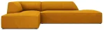 Nurgadiivan Micadoni Home Ruby Modular 4 Seats, kuldne v., vasak, 273 x 180 cm x 69 cm