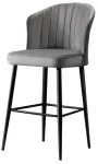 Toolide komplekt Kalune Design Rubi 107BCK1120, must v./hall v., 42 cm x 52 cm x 97 cm, 4 tk