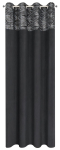 &Ouml;&ouml;kardin ZKYJ-01, h&otilde;be v./must v., 140 cm x 250 cm