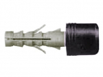 Uksestopper Haushalt HTS09, 4 cm x 0.9 cm, kumm, must v.