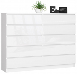 Sahtliplokk Akord K160 10SZ, valge v., 121 cm x 160 cm x 40 cm