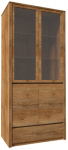 Vitriinkapp Gala Meble Montana W2D, tamm v., 43 cm x 90 cm x 197 cm