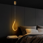 Valgusti rippuv Opviq Chandelier Damla, kuldne v.