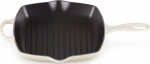 Praepann Le Creuset Signature Square Grill, &Oslash; 26 cm, kivimass