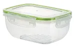 Konteiner toidu jaoks Ambition Gusto, 0.8 l, 16.5 cm x 12 cm, l&auml;bipaistev v./roheline v.