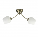 Valgusti lagi Candellux Lighting Zina, E27, 2 x 40 W, pronks v.