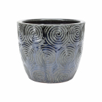 Lillepott Domoletti GG.6693.029, keraamiline/savi, &Oslash; 29 cm, must v.