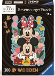 Pusle Ravensburger Disney Mickey & Minnie, 23.4 cm x 16.6 cm, 300 tk, mitmev&auml;rviline