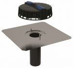 Vihmaveerenni lehter Geberit Pluvia 359.099.00.1, teras, must v.