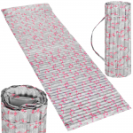 Matkamatt Springos Beach mat PM0018, roosa/hall, 180 x 60 cm
