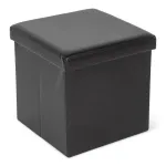 Tumba Domoletti 53000010503, must v., 38 cm x 38 cm x 38 cm