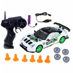 Rc auto Drift RC0506, 1:24, valge v./roheline v.