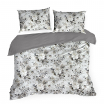 Voodipesukomplekt Euro curtains Spring 478182, h&otilde;be, 160 x 200 cm