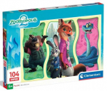Pusle Clementoni Zootropolis 2 25082, 33.5 cm x 48.5 cm, 104 tk, mitmev&auml;rviline