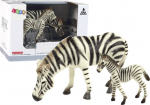 Kujukeste komplekt, sebra Lean Toys Model Series, 2 tk, valge v./must v.
