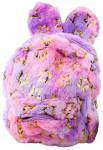 Laste seljakott, t&auml;htedega, roosa v./violetne v., 22 cm x 7 cm x 24 cm