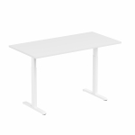 Kirjutuslaud reguleeritava k&otilde;rgusega Up Up Bjorn, 150 cm x 75 cm, 72 - 120 cm, valge v.