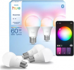 Lambipirn Philips Hue LED, A60, 2200 - 6500 &deg;K, E27, 8 W, 806 lm, 3 tk