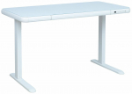 Arvutilaud reguleeritava k&otilde;rgusega Home4you Ergo Fit 18719, 122 cm x 62 cm, 73.5 - 118 cm, valge v.
