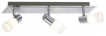 Valgusti lagi Trio Clapton 821410305, LED, 3000 &deg;K, 3 x 4.3 W, valge v./kroom v.
