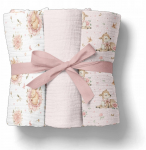 M&auml;hkimistekk Bocioland Muslin BL303, 70 cm x 70 cm, 3 tk