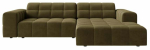 Nurgadiivan Cosmopolitan Design Chicago Bluvel 77, oliiv v., parem, 167 x 234 cm x 78 cm