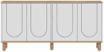 Konsoollaud Kalune Design Elaris, valge v./sapphire oak v., 36 cm x 150 cm x 73 cm