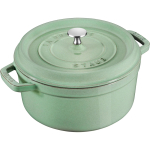 Emailitud malmpott Staub 40508-707-0, &Oslash;28 cm, 6.7 l, roheline v.
