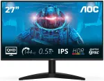 Monitor AOC AOC B3, Q27B36X, TFT IPS, 144 Hz, QHD, 27"