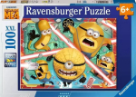 Pusle Ravensburger Despicable Me 4 Minions, 36 cm x 49 cm, 100 tk, mitmev&auml;rviline