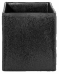 Lillepott ASA Selection Quadro, keraamiline, 12 cm x 12 cm, must v.