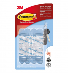 Konks 3M Command T17006CC, l&auml;bipaistev v., 6 tk