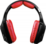 Juhtmega m&auml;nguri peakomplekt Modecom MC-831 Rage, must v./punane v.