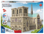 3D-pusle Ravensburger Katedra Notre Dame 12523, 34.2 cm x 16.4 cm, 324 tk, mitmev&auml;rviline