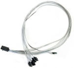 Juhe Adaptec 2279800-R Mini SAS HD SFF-8643, SATA 7-pin x 4, 0.8 m, hall v.