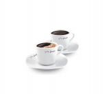 Kohvi- / teeserviis Kohvi ja tee komplektid Lamart, 0.09 l, keraamiline, valge v.