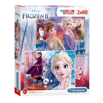 Pusle 2in1 Clementoni SuperColor Frozen 2 21609, 120 tk