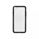 Telefoni &uuml;mbris Tellur Cover Glass Simple, Apple iPhone 8, l&auml;bipaistev/must