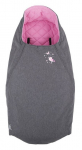 Talvine magamiskott beebile CuddleCo Comfi Extreme Comfi-Extreme, roosa/hall, 90 cm x 50 cm
