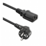 Kaabel Qoltec Schuko C13 50368, 1.5 m, must v.