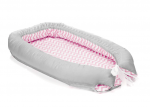 Beebipesa Fillikid Baby Nest, roosa/hall