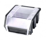 T&ouml;&ouml;riistakast Okko, 11.6 cm x 11.2 cm x 7.5 cm, must