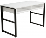 Kirjutuslaud Kalune Design Misto 835PUQ3818, 120 cm x 60 cm, 75 cm, valge v./must v.