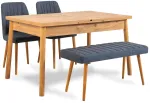 S&ouml;&ouml;gitoa komplekt Kalune Design Santiago 1048 - 3 A, m&auml;nni v./tumesinine v.