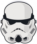 Valgusti Paladone Star Wars Stormtrooper, valge v./must v.
