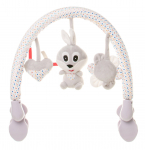 Vankrilelu 4Baby Hare R12, valge/mitmev&auml;rviline