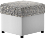 Tumba R3, valge v./helehall v., 45 cm x 45 cm x 42 cm