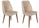 Toolide komplekt Kalune Design Alfa 464 V2 974NMB1638, kreemjasvalge/p&auml;hklipuu v., 49 cm x 50 cm x 90 cm, 2 tk