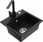 K&ouml;&ouml;givalamu Mexen Milo 6505-77-670300-70, graniit, 43.5 cm x 41 cm x 17.1 cm, must/kroom