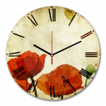 Kellaaeg Wallity 3030MS-044, punane/beež, 30 cm x 30 cm, 30 cm